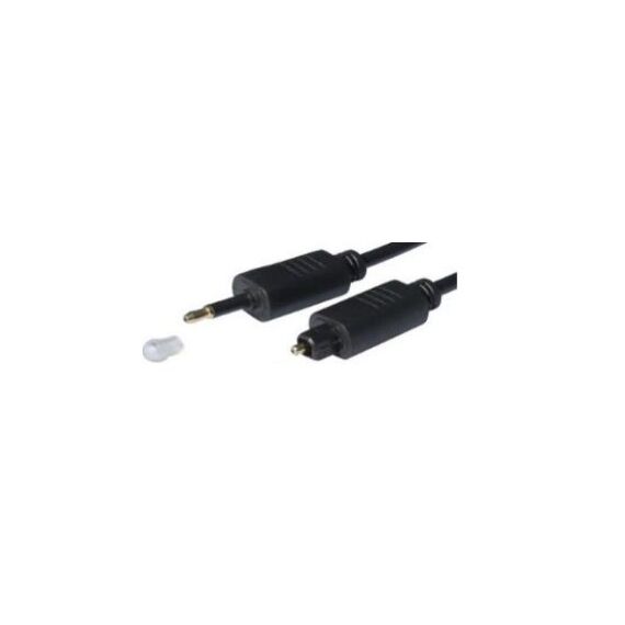 Swisscom 10178853 InfiniBand/Glasfaserkabel 3 m Mini-TOSLINK Toslink Schwarz