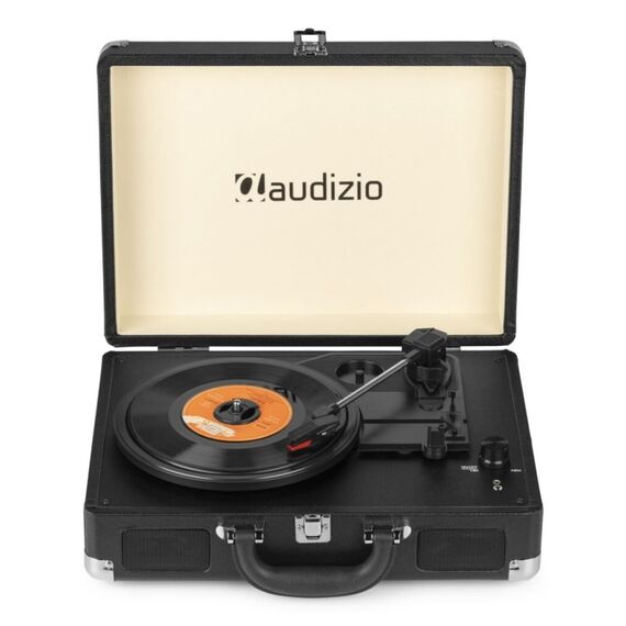 Audizio RP114BK Audio-Plattenspieler mit Riemenantrieb Schwarz, Farbe: Schwarz, 2 image