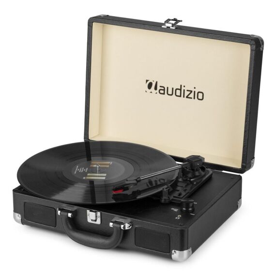 Audizio RP114BK Audio-Plattenspieler mit Riemenantrieb Schwarz, Farbe: Schwarz, 4 image