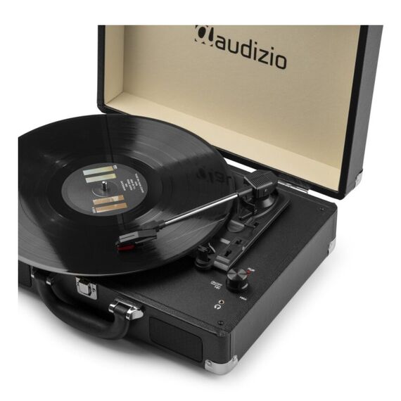 Audizio RP114BK Audio-Plattenspieler mit Riemenantrieb Schwarz, Farbe: Schwarz, 6 image