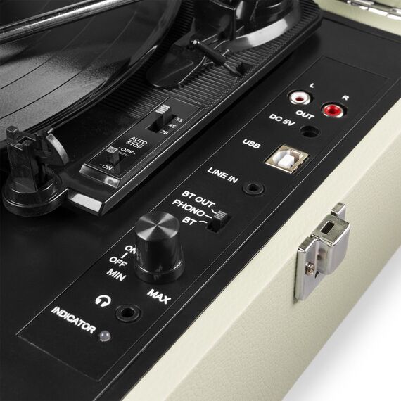 Fenton RP118C Audio-Plattenspieler mit Riemenantrieb Grün Automatisch, 7 image