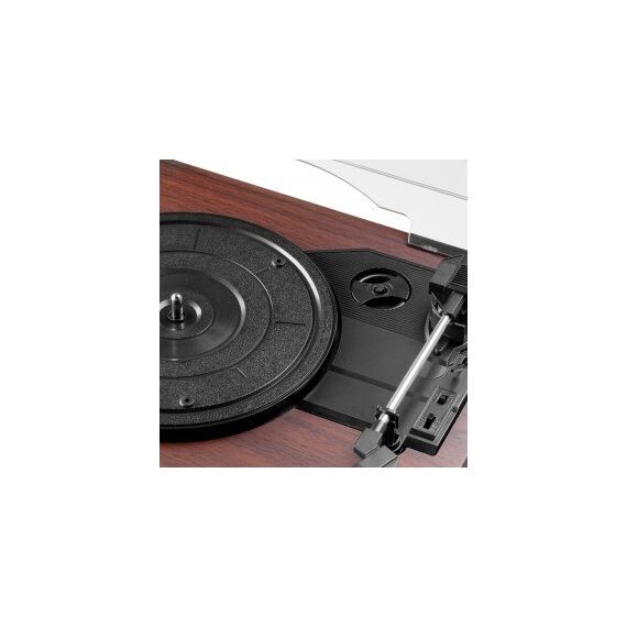 Audizio Reno-WD Audio-Plattenspieler mit Riemenantrieb Holz Manuell, 9 image