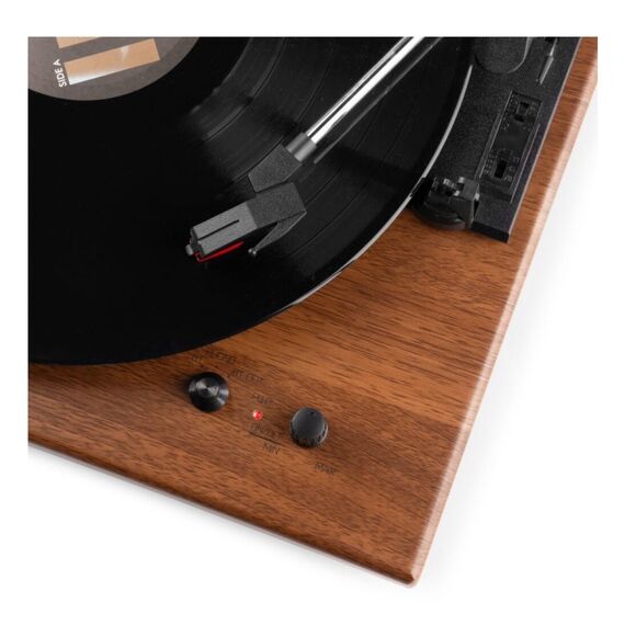 Audizio RP112L Audio-Plattenspieler mit Riemenantrieb Schwarz, Hellbraun, 9 image