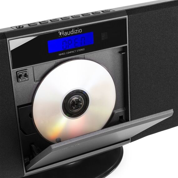 Audizio NimesBK Analog 50 W FM Schwarz Playback MP3, 7 image