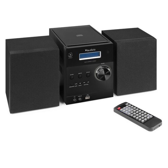 Audizio Metz Heim-Audio-Mikrosystem 30 W Schwarz, 4 image
