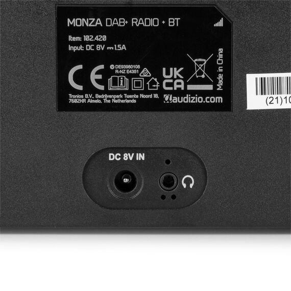 Audizio Monza Tragbar Digital Schwarz, 2 image