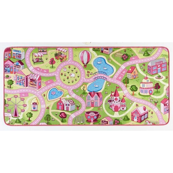 Hanse Home Sweet Town Kinder-Teppich & -Matte Pink Polypropylen (PP) Rechteck