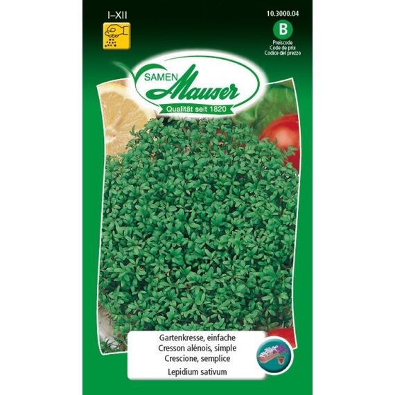 Samen Mauser 10300004 Gemüsesamen Gartenkresse 1 Stück(e)