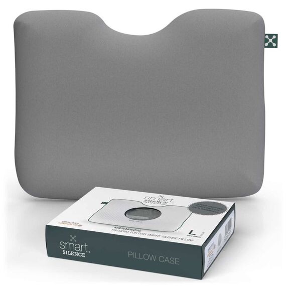 Smartsleep 1030071 Kissenbezug Grau Baumwolle