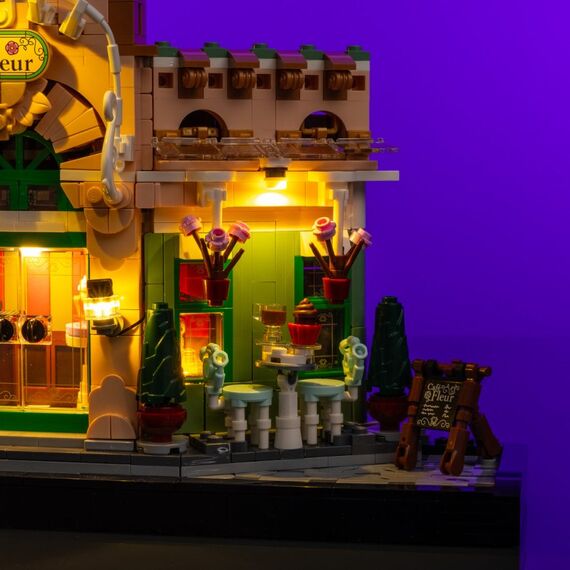 Light My Bricks Light Kit for LEGO French Cafe #10362 Beleuchtungsset Mehrfarbig, 8 image
