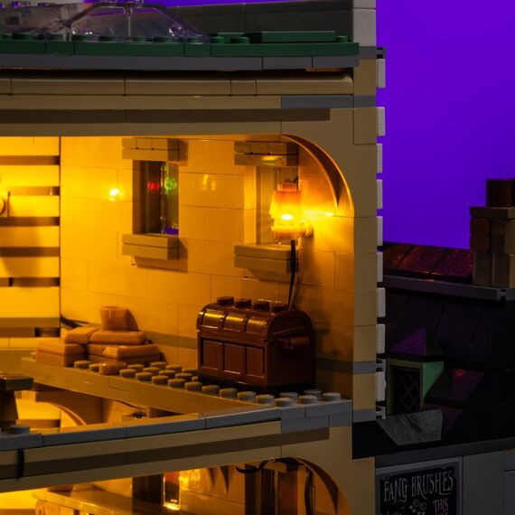 Light My Bricks Light Kit for LEGO Gringotts Wizarding Bank – Collectors' Edition #76417 Beleuchtungsset Mehrfarbig, 8 image