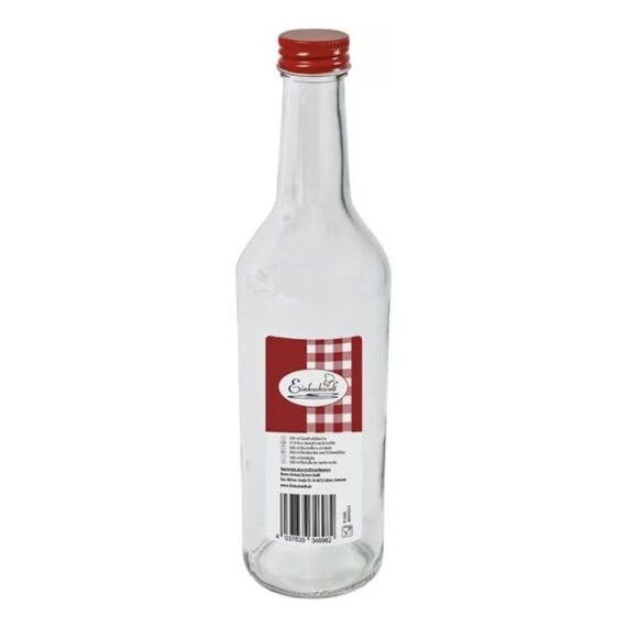 Einkochwelt 10409 Abfüllflasche 500 ml Glas Transparent 12 Stück(e) Schraubdeckel
