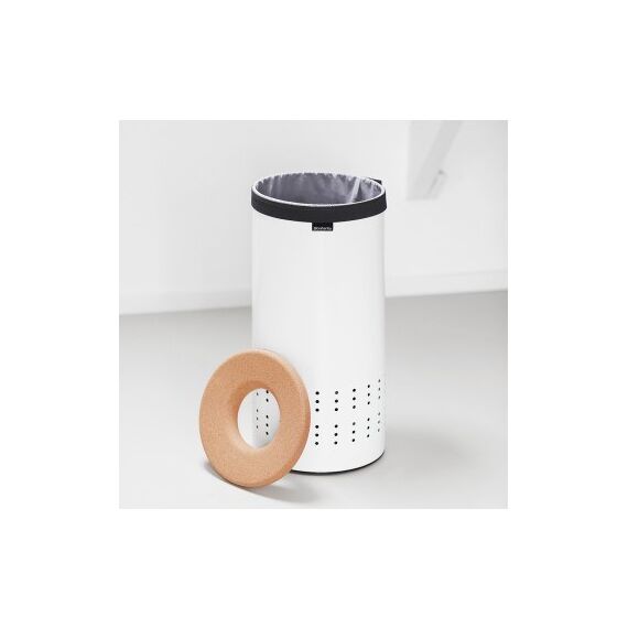 Brabantia 104367 Wäschekorb Braun, Weiß, 3 image