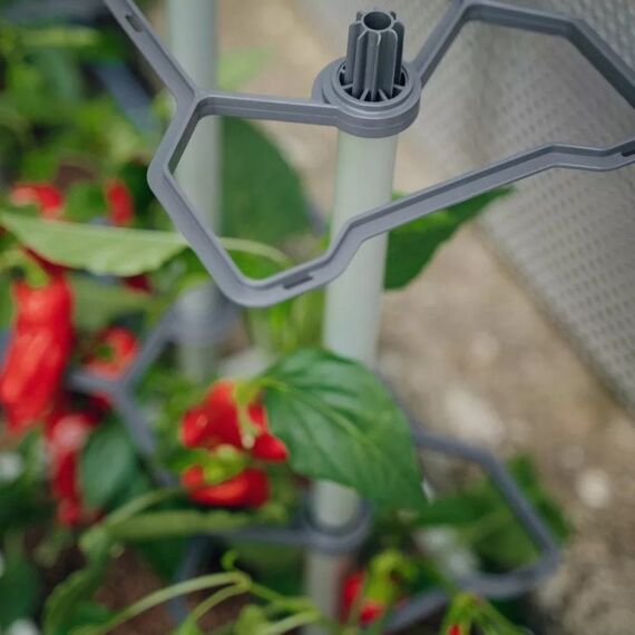 Gusta Garden Charly Chili Drinnen/Draußen Topfpflanzer Freistehend Polypropylen (PP), Aluminium Blau, Farbe: Blau, 3 image