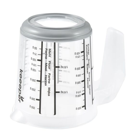 keeeper Massimo Messbecher 0,5 l Polypropylen (PP), Thermoplastisches Elastomer (TPE), Farbe: Schwarz, Transparent, 3 image