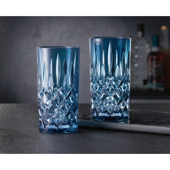 Nachtmann Noblesse Longdrink Glas - Vintage Blau, 3 image