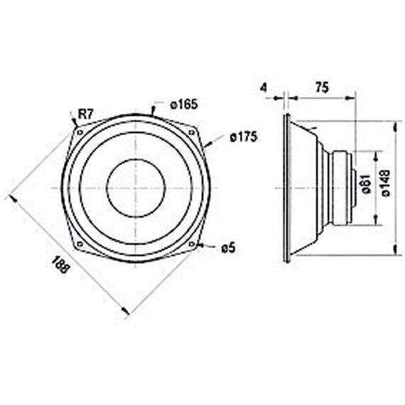 Visaton VS-WS17E/8, 2 image