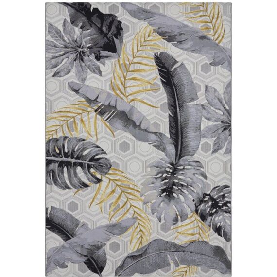Hanse Home 105612-80X165 Teppich Drinnen Teppiche Rechteck Gold, Grau