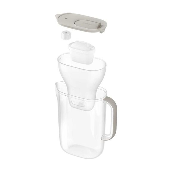 Brita Style Essential Pitcher-Wasserfilter 2,4 l Sand, Transparent, Farbe: Sand, Transparent, 2 image