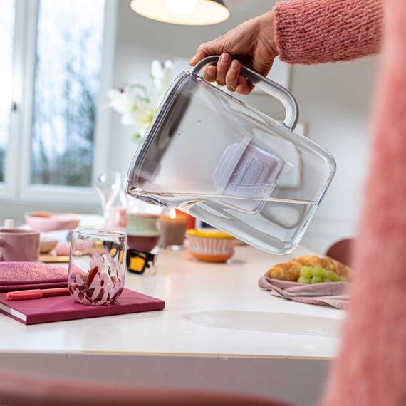Brita Style Essential Pitcher-Wasserfilter 2,4 l Transparent, Weiß, Farbe: Transparent, Weiß, 6 image