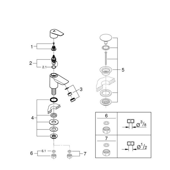 GROHE 1059632431 Wasserhahn Schwarz, 4 image
