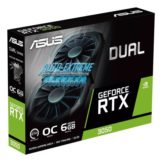 ASUS Dual -RTX3050-O6G NVIDIA GeForce RTX 3050 6 GB GDDR6, 6 image