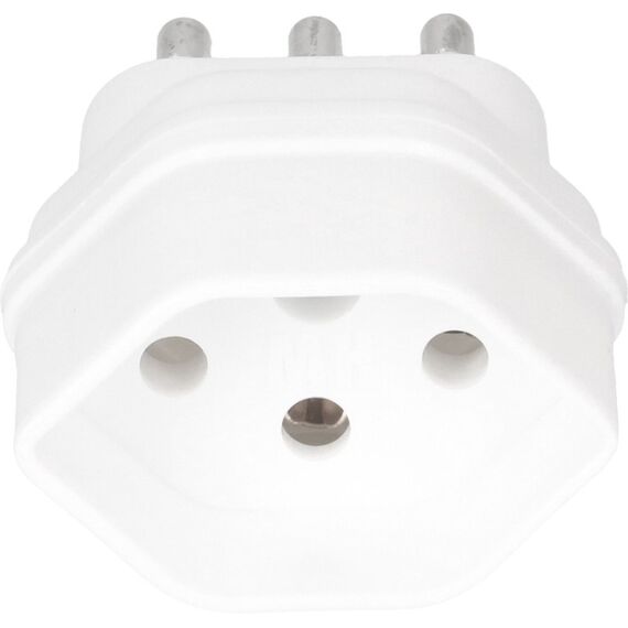 Max Hauri AG 106383 Netzstecker-Adapter Typ L (IT) T13 Weiß, 4 image