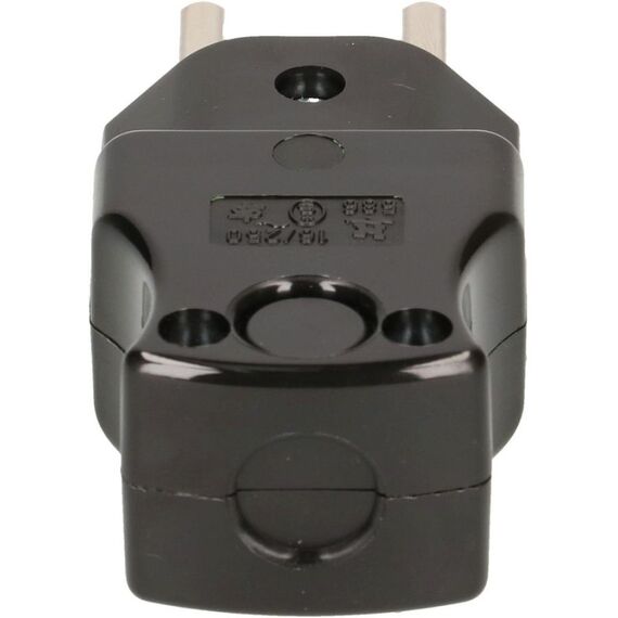 Max Hauri AG Stecker Typ 23 3-polig schwarz, 3 image