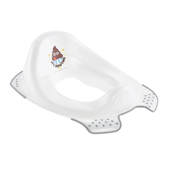 keeeper Ewa Harter Toilettensitz Polypropylen (PP), Thermoplastisches Elastomer (TPE) Weiß, Grau, Braun