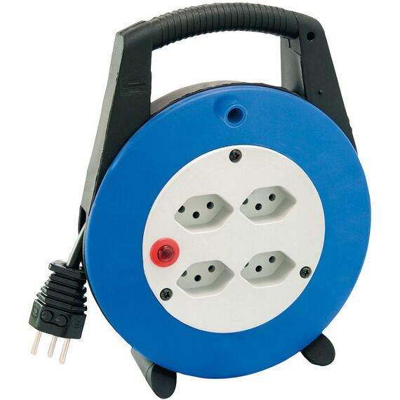 Brennenstuhl 1093202 Verlängerungskabel 4 AC-Ausgänge Schwarz, Blau, Weiß