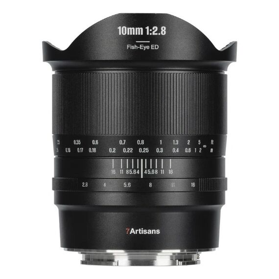 7Artisans 10mm f/2.8 Mark II, Panasonic L MILC Ultraweitwinkelobjektiv Schwarz