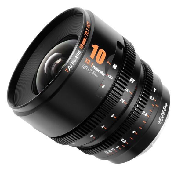 7Artisans HOPE Prime S35 10mm T2.1 MILC Kinoobjektiv Schwarz, Farbe: Schwarz, 2 image