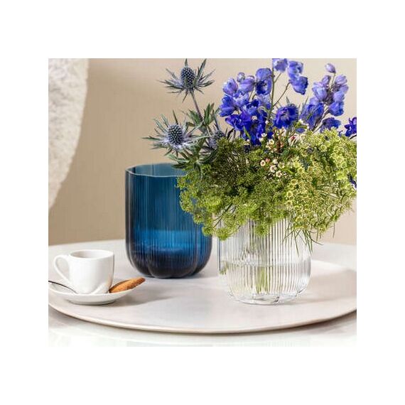 Villeroy & Boch 1173380947 Vase Becherförmige Vase Glas Blau, 5 image