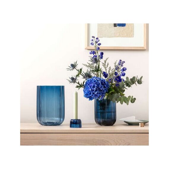 Villeroy & Boch 1173380949 Vase Becherförmige Vase Glas Blau, 2 image