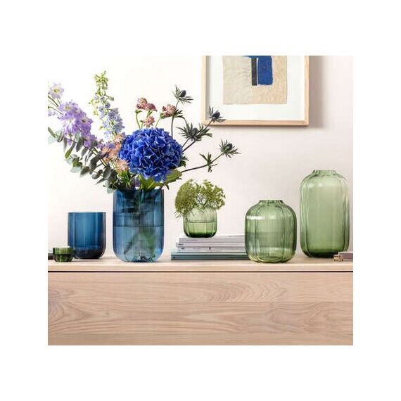 Villeroy & Boch 1173380949 Vase Becherförmige Vase Glas Blau, 3 image
