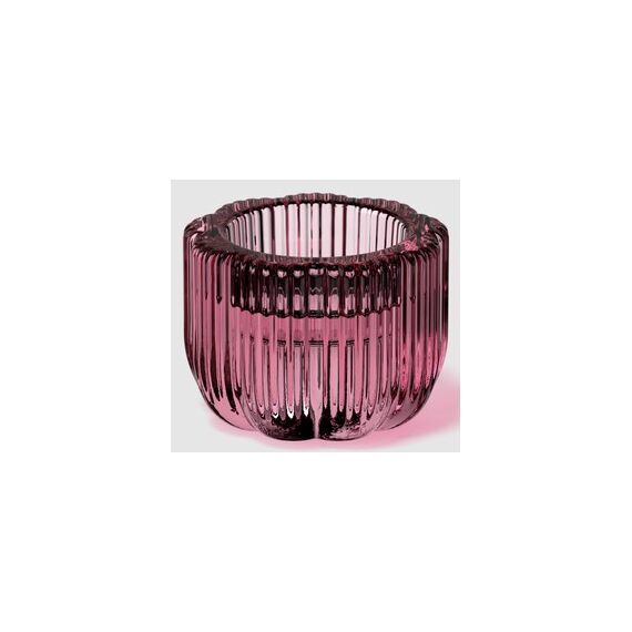 Villeroy & Boch Fleur Kerzenständer Glas Violett, Farbe: Violett