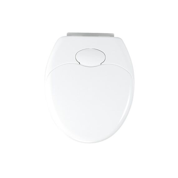 WENKO Family Harter Toilettensitz Kunststoff, Thermoplast Weiß