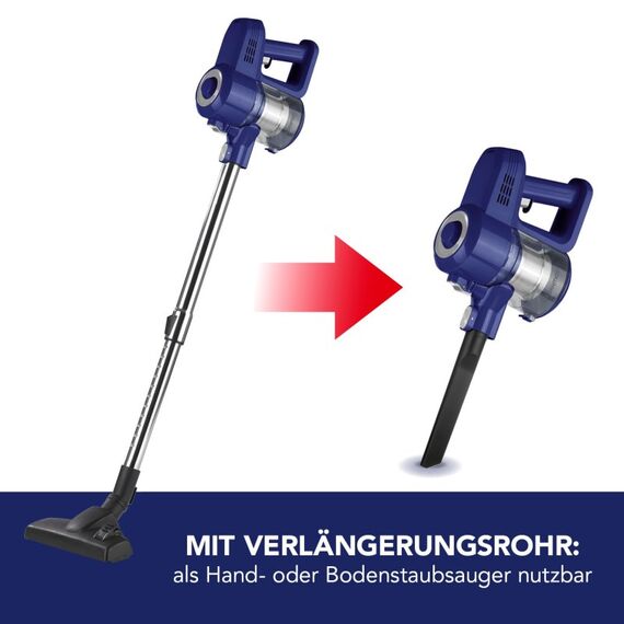 CLEANmaxx 11022 Handstaubsauger Blau, Grau Beutellos, 4 image