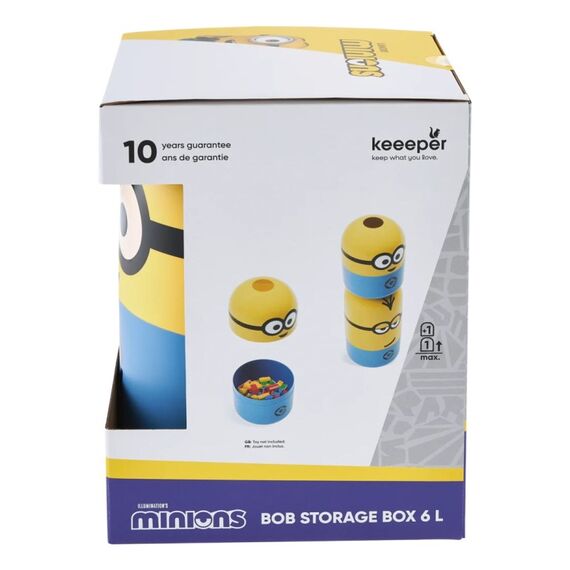 keeeper Kevin Aufbewahrungsbox Rund Polypropylen (PP) Schwarz, Blau, Gelb, 4 image
