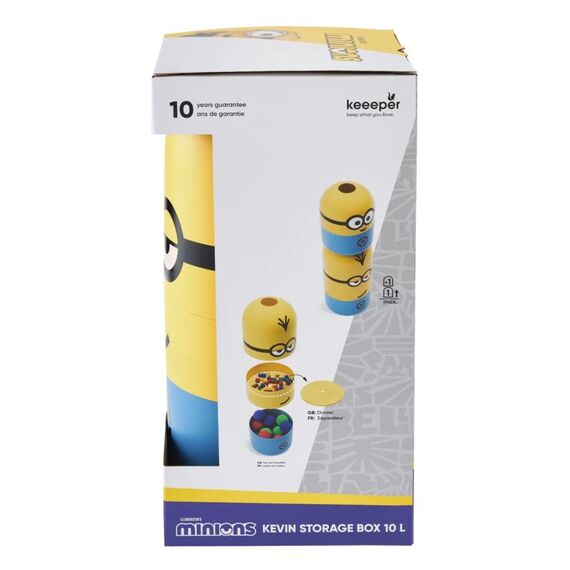 keeeper Kevin Aufbewahrungsbox Rund Polypropylen (PP) Schwarz, Blau, Gelb, 3 image