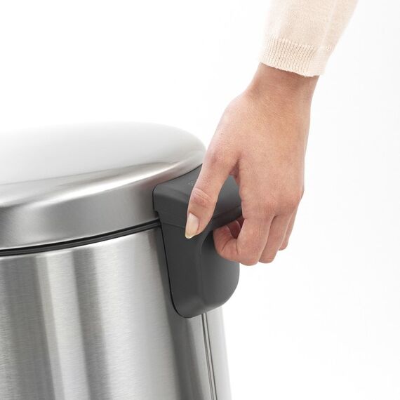 Brabantia Pedal Bin newIcon Rund Gebürsteter Stahl, 8 image