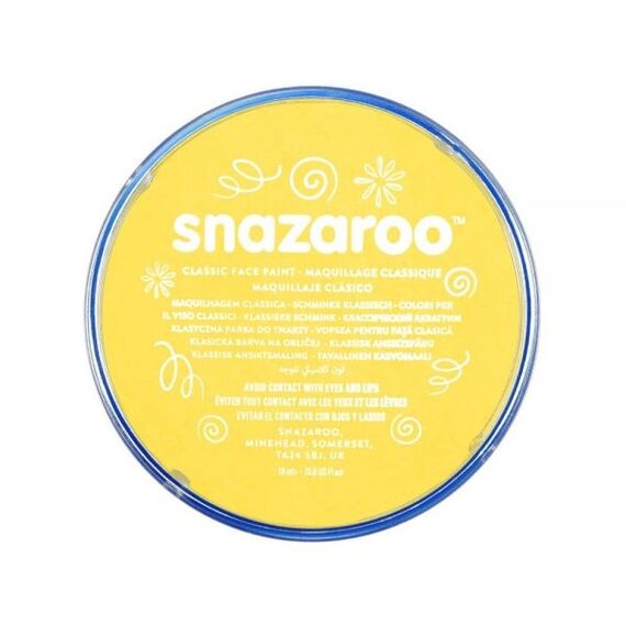 Snazaroo Classic Face Paint, Farbe: Gelb