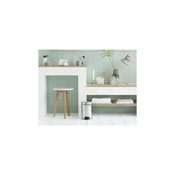 Brabantia 113147 Mülleimer 3 l Rund Silber, 3 image