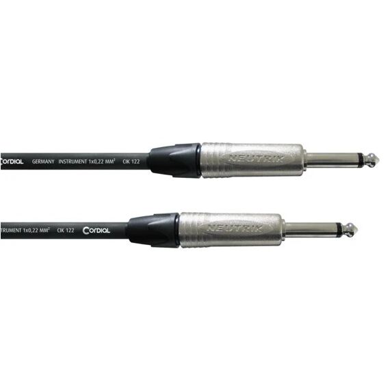 Cordial CXI 3 PP Audio-Kabel 3 m 6.35mm Schwarz