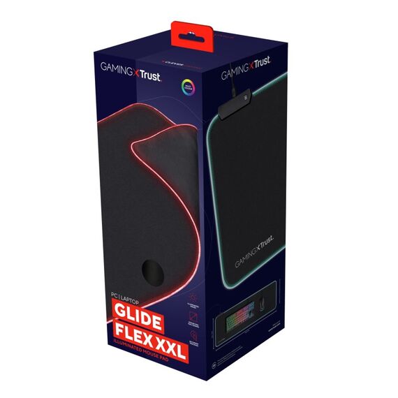 Trust GXT 764 Glide-Flex XXL Gaming-Mauspad Schwarz, 3 image