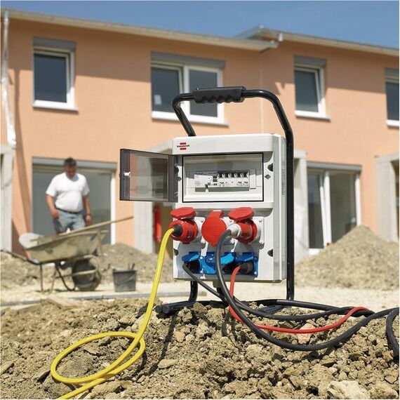 Brennenstuhl 1154902800 Verlängerungskabel 2 m 7 AC-Ausgänge Draußen Schwarz, Rot, Weiß, 4 image