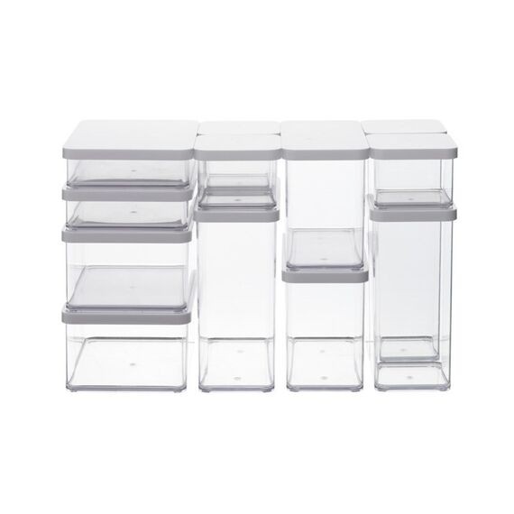 Rotho Loft 11605 Rechteckig Dispensor 1,5 l Transparent, Weiß