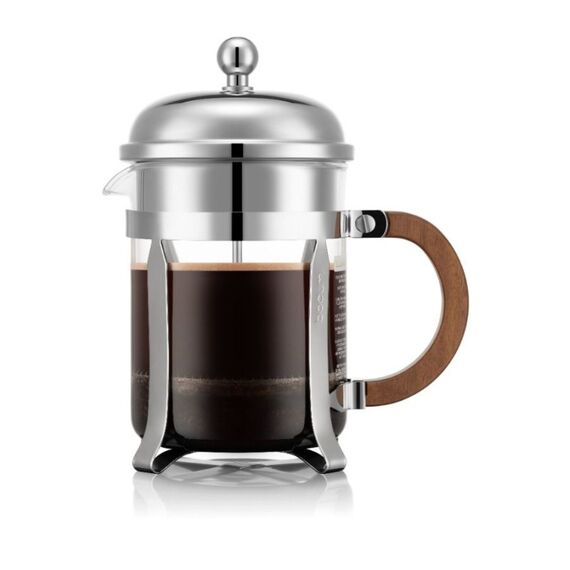 Bodum CHAMBORD Französische Presse 0,5 l Braun, Chrom, Transparent