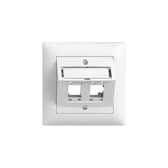 Feller EDIZIOdue colore Steckdose 2 x RJ-45 Weiß