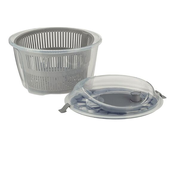 Kela 11907 Salatschleuder Grau Kurbel/Griff